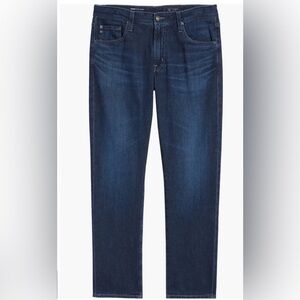 AG ADRIANO GOLDSCHMIED Everett Slim Straight Jeans Size: 38x32 Dark Blue